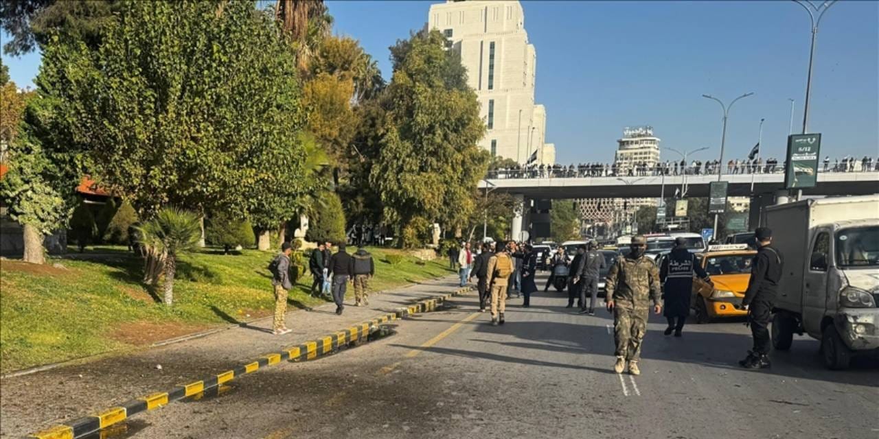 Şam'daki bir parkta patlama