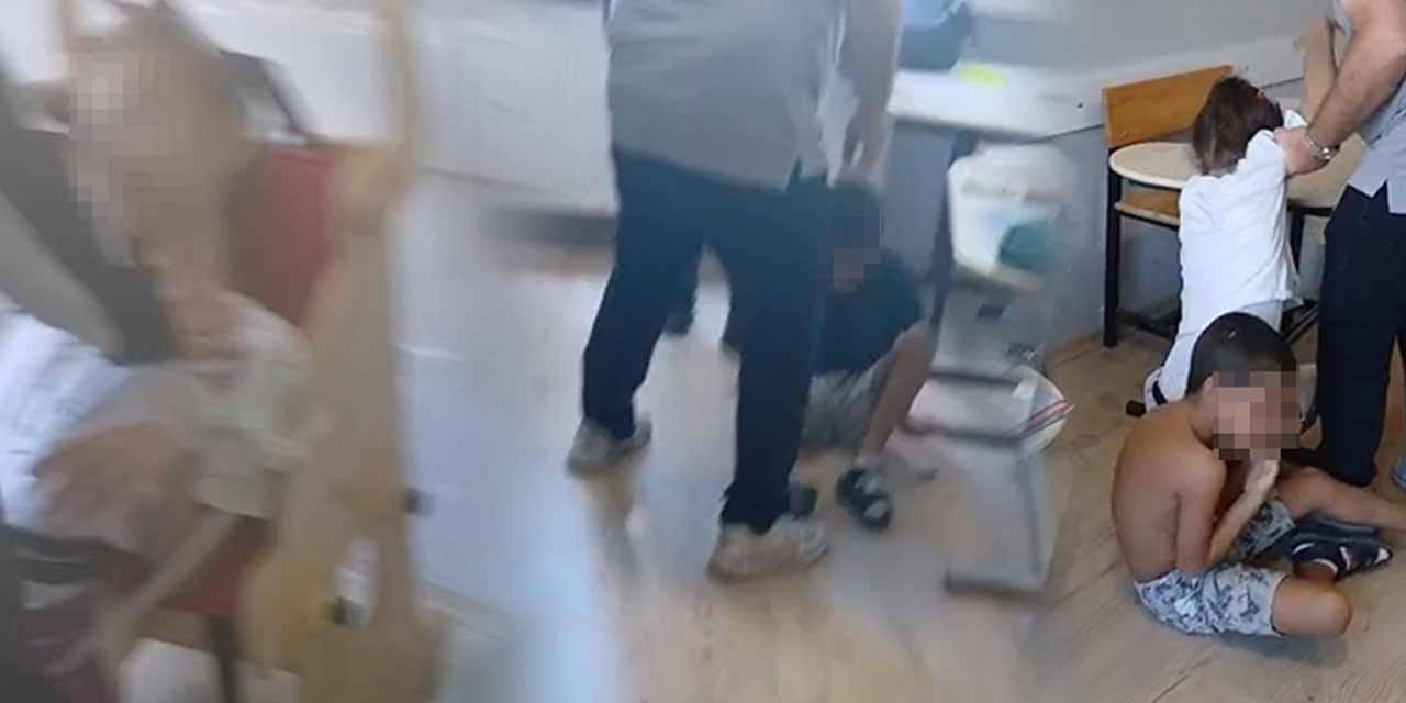 Engelli çocuklara okulda işkence! İnsanlık dışı görüntüler... Sıralara bağlayıp küfür ettiler