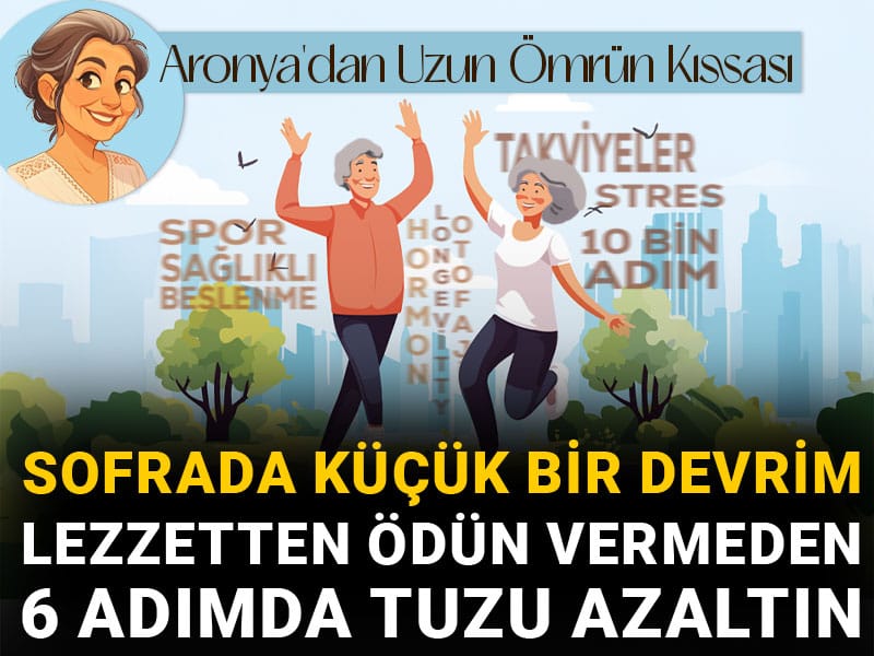 Sofrada küçük bir devrim: Lezzetten ödün vermeden 6 adımda tuzu azaltın