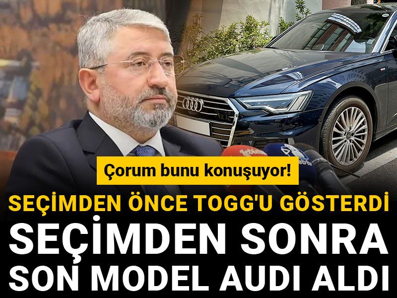 Seçimden önce TOGG'u gösterdi: Seçimden sonra son model Audi aldı