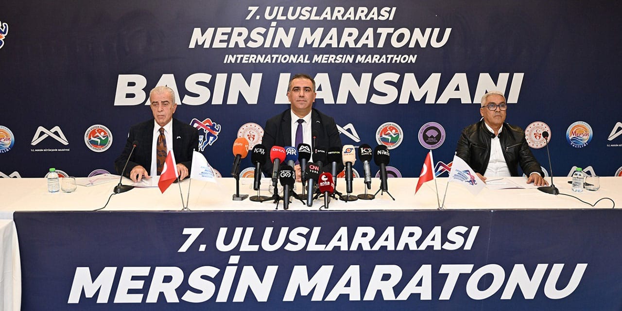 7. Uluslararası Mersin Maratonu'nun basın lansmanı yapıldı