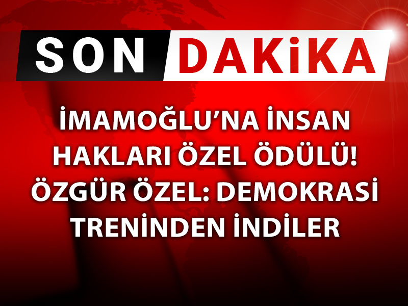 Özgür Özel: İmamoğlu'nun 4'üncü kez kazandığını görünce demokrasi treninden indiler