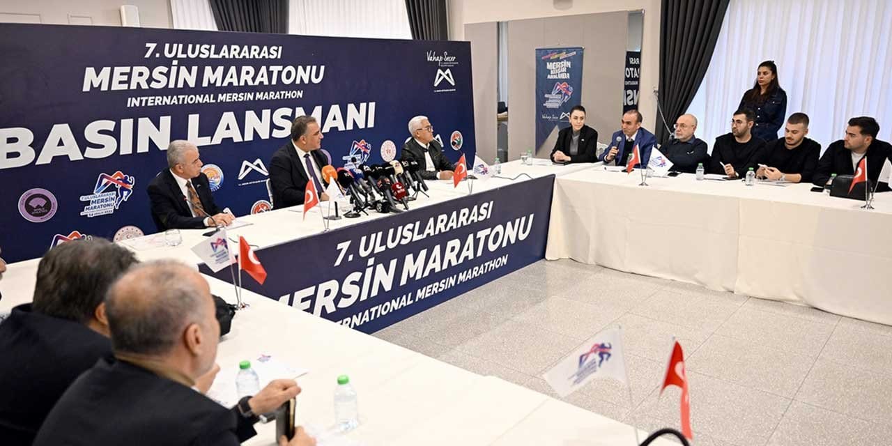 7. Uluslararası Mersin Maratonu’nun basın lansmanı yapıldı