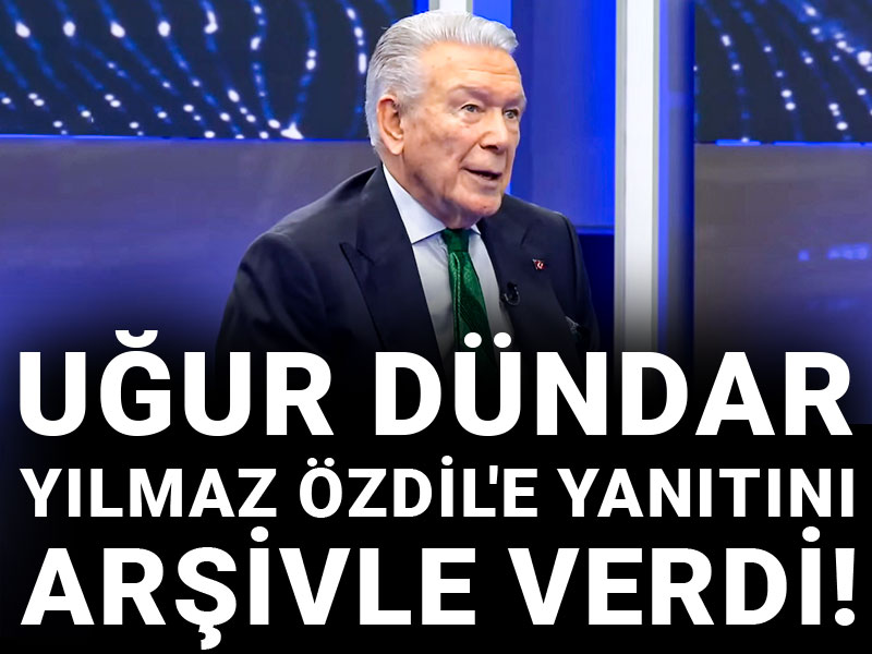Uğur Dündar Yılmaz Özdil'e yanıtını arşivle verdi!