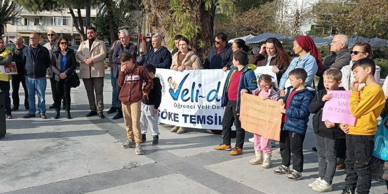 Söke'de 1'inci ve 2'inci sınıflar birleştirildi: 'Kabul edilmesi mümkün değil!'