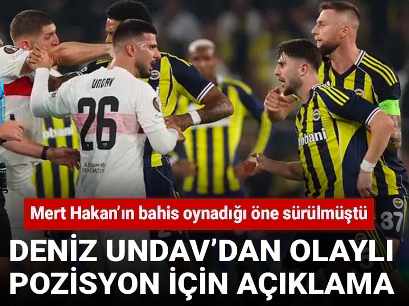 Mert Hakan'ın o pozisyona bahis oynadığı öne sürülmüştü: Deniz Undav'dan açıklama geldi