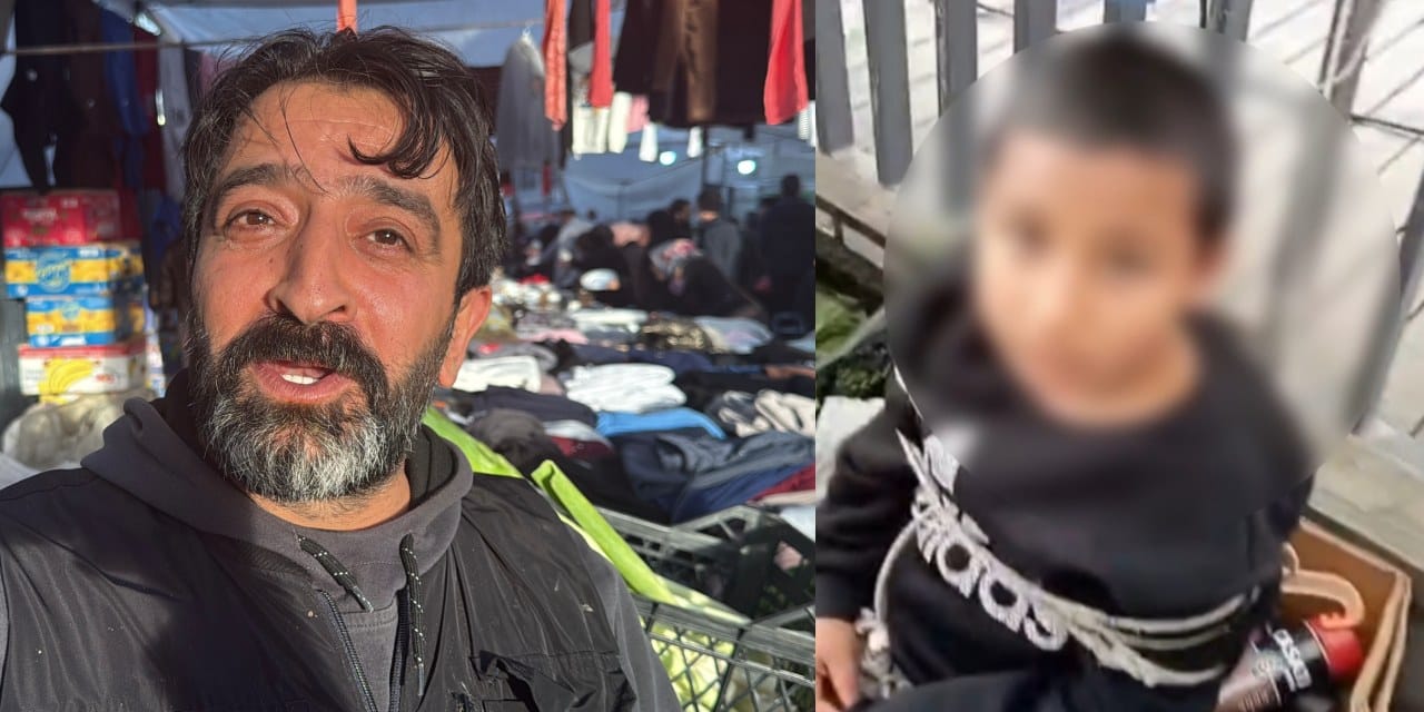 Küçücük çocuğu iple bağlayıp tutsak etti! Gülerek de anlattı