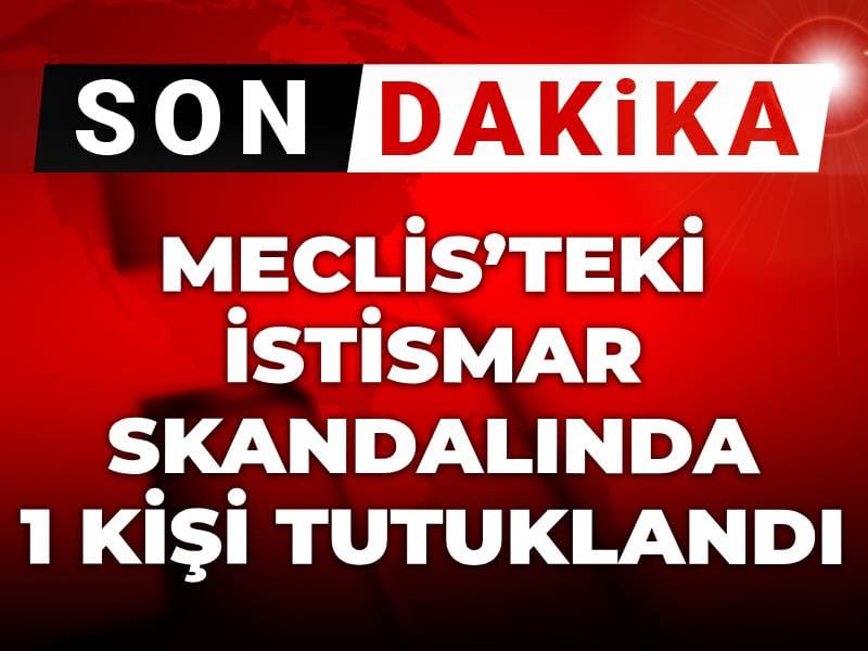Son Dakika | Meclis’teki istismar skandalında 1 kişi tutuklandı