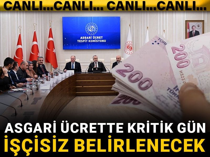 Asgari ücrette kritik gün: İşçisiz belirlenecek