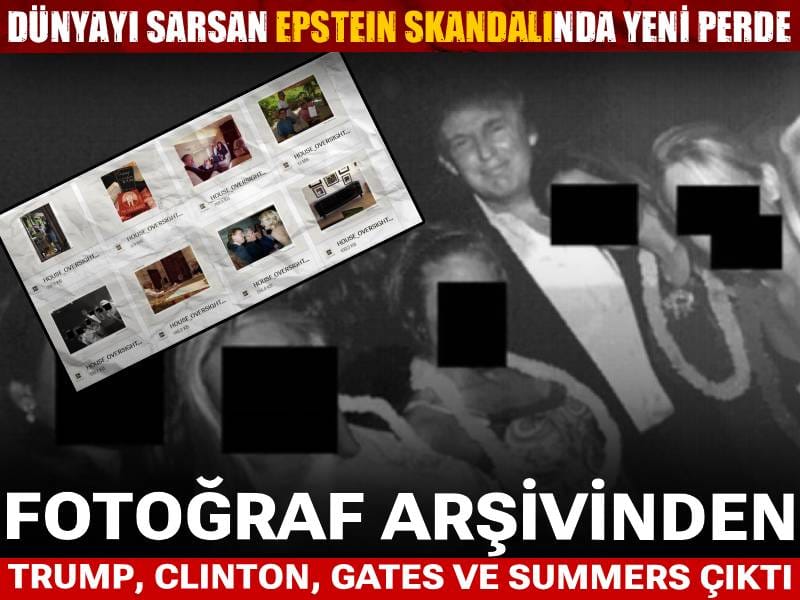 Dünyayı sarsan Epstein skandalında fotoğraf arşivi açıldı: İçinden Trump, Clinton, Gates ve Summers çıktı