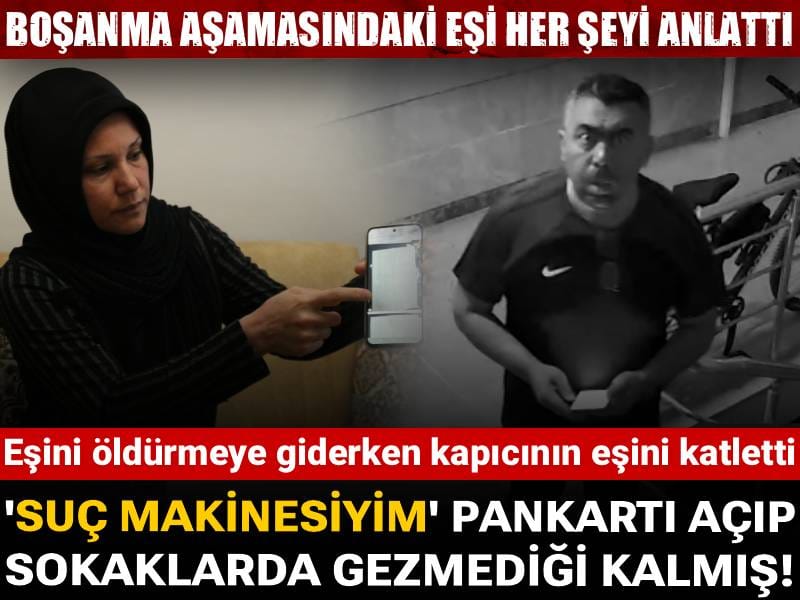 Boşanma aşamasındaki kadın her şeyi anlattı: 'Suç makinesiyim' pankartı açıp sokaklarda gezmediği kalmış!
