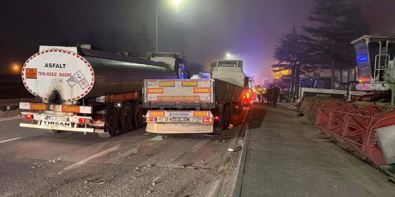 TIR servis minibüsüne çarptı! Feci kazada 9 kişi yaralandı