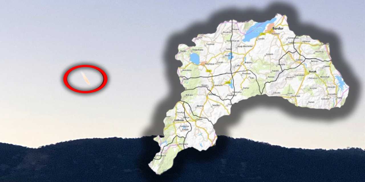 Gökyüzünü yara yara Burdur'a düştü: Herkes onun peşinde