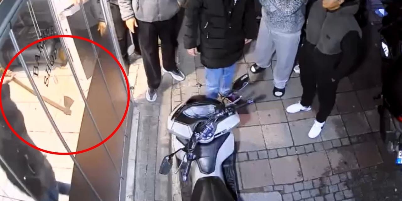 İstanbul'da baltalı dehşet: Dükkanı savaş alanına çevirdi