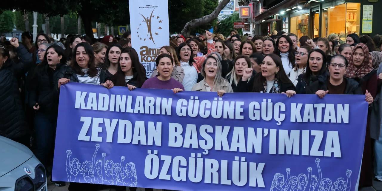 Belediyenin kadın çalışanlarından ‘Zeydan Karalar’a Özgürlük’ eylemi!