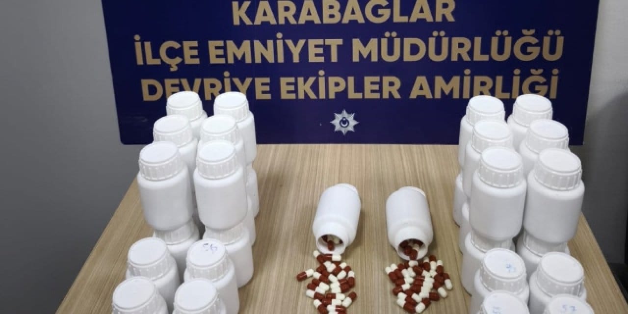 2 binden fazla uyuşturucu hapla yakalandılar