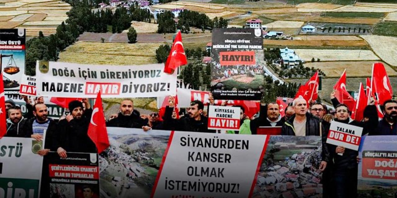 Tokat'ta köylüler direndi yargı madene "Dur" dedi