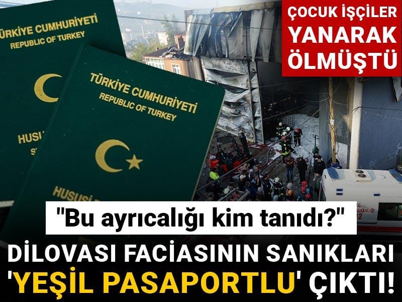 Dilovası faciası sanıkları 'yeşil pasaportlu' çıktı! Çocuk işçiler yanarak ölmüştü