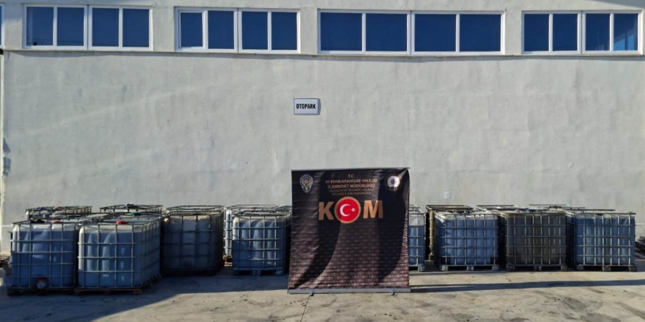 Afyonkarahisar'da 'kaçak akaryakıt' operasyonu: Tonlarcası ele geçirildi