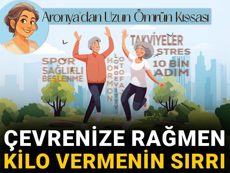 Çevrenize rağmen kilo vermenin sırrı: