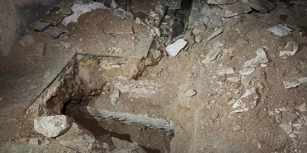 Eski güvenlik merkezinde toplu mezar bulundu