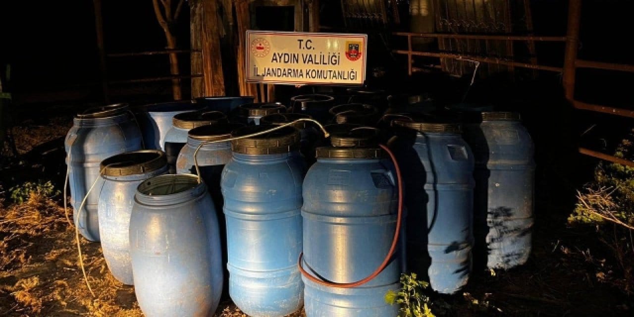 Aydın'da 6 ton sahte şarap ele geçirildi