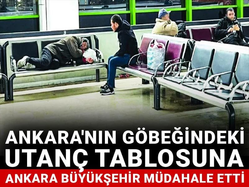 Ankara'nın göbeğindeki utanç tablosuna Ankara Büyükşehir müdahale etti