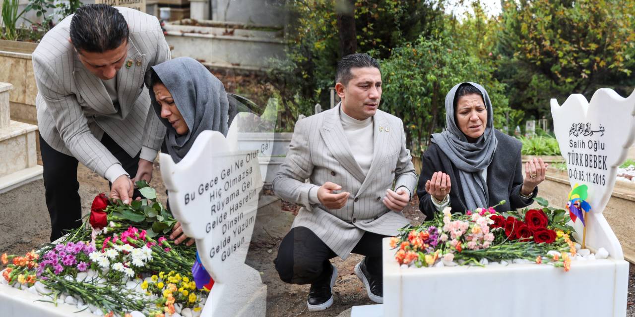 Doğuma bir gün kala bebeklerini kaybeden gazi ve eşine tazminat! Mezar taşına sarılıp ağladılar