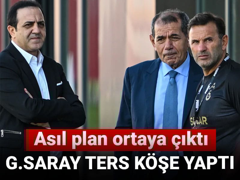 Galatasaray ters köşe yaptı: Asıl plan ortaya çıktı
