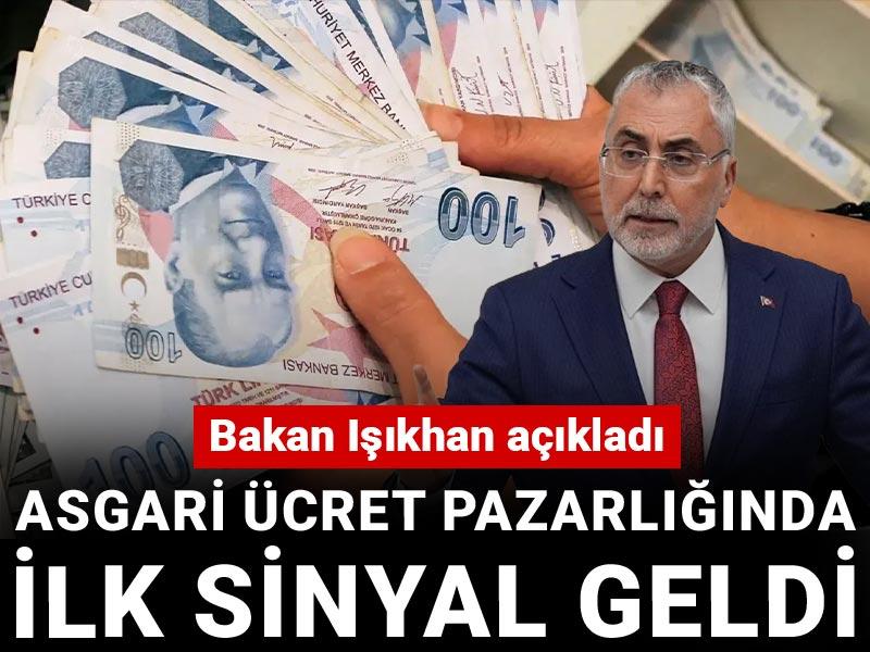 Asgari ücret pazarlığında ilk sinyal geldi! Bakan Işıkhan açıkladı