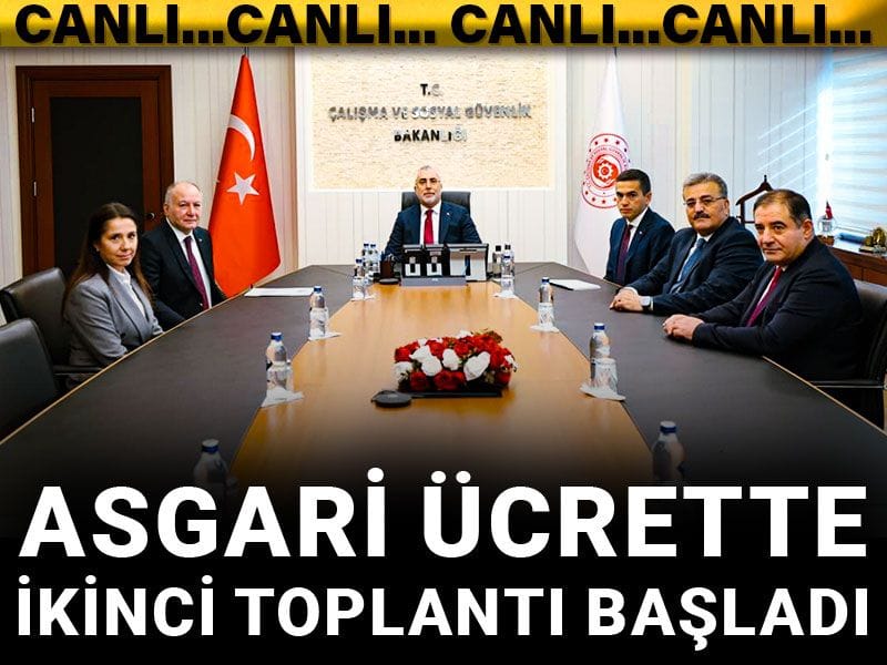 Asgari ücrette ikinci toplantı!