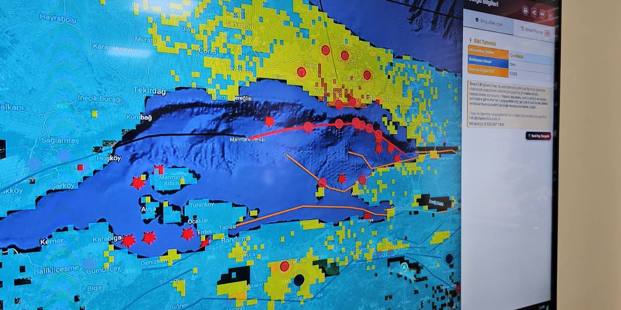 DepremBİS'e yeni özellik: Olası depremin hasar haritası artık sorgulanabiliyor