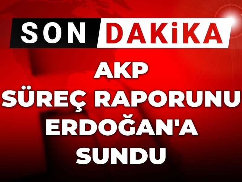Son Dakika| AKP süreç raporunu Erdoğan'a sundu