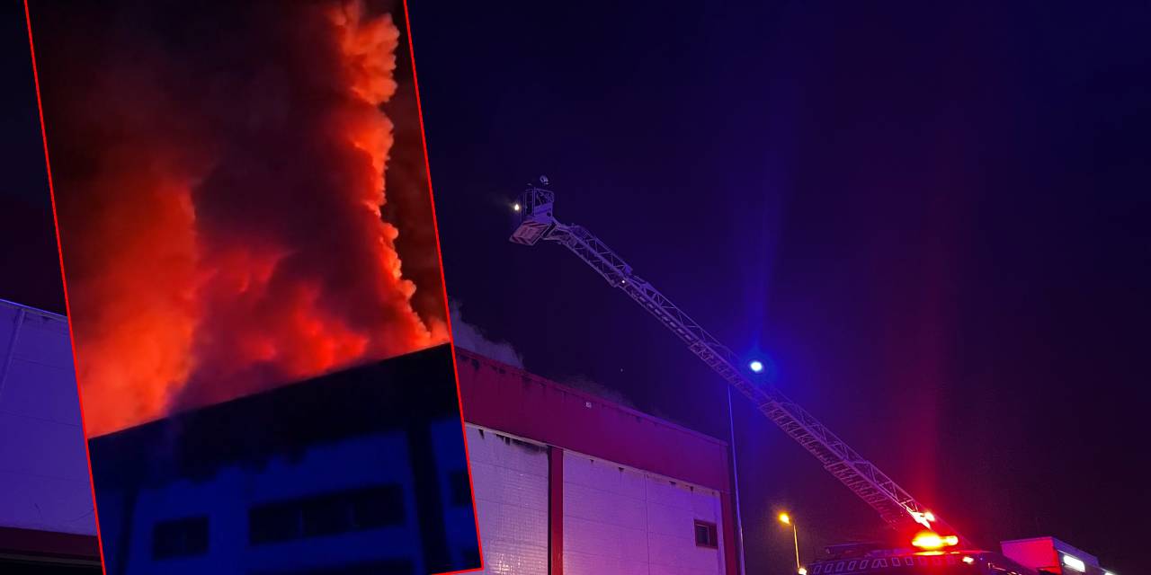 Mobilya imalathanesinde korkunç yangın!