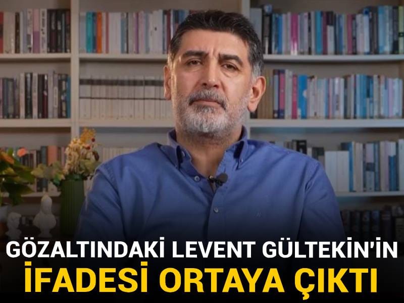 Gözaltındaki Levent Gültekin'in ifadesi ortaya çıktı