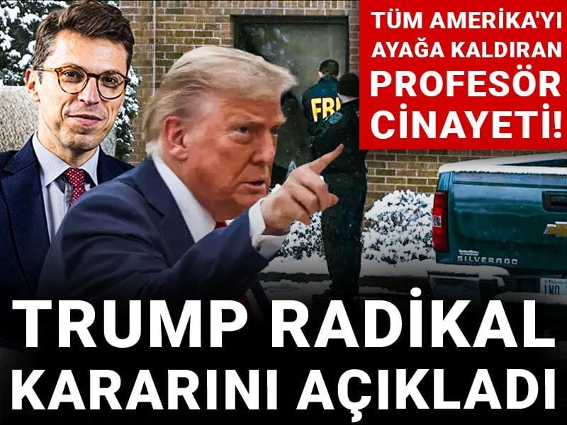 Tüm Amerika'yı ayağa kaldıran profesör cinayeti! Trump radikal kararını açıkladı