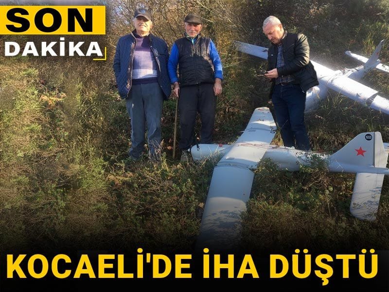 Son dakika! Kocaeli'de İHA düştü