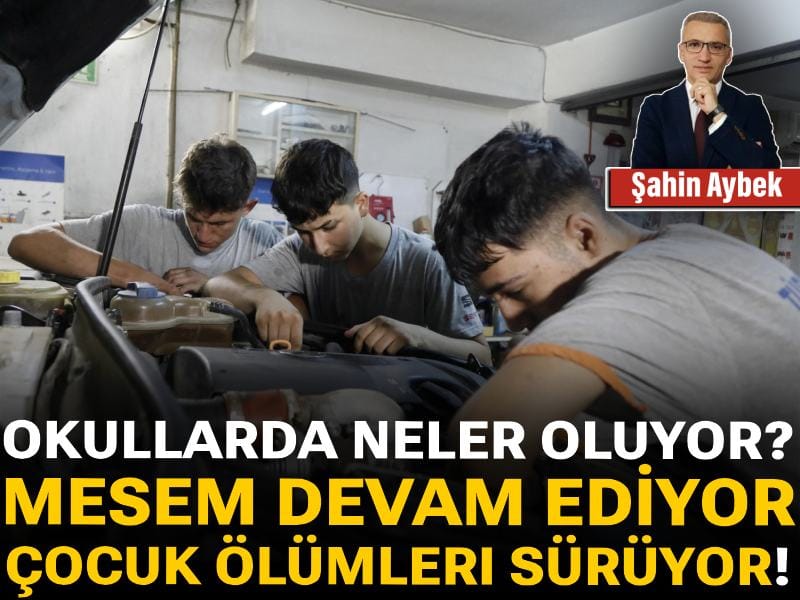 Okullarda neler oluyor? MESEM devam ediyor çocuk ölümleri sürüyor!