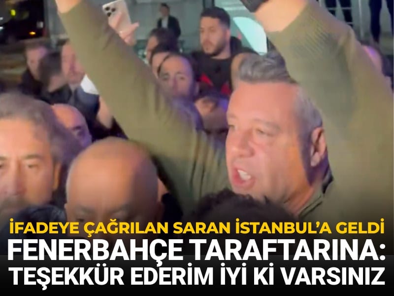 Sadettin Saran'ın uçağı İstanbul'a indi