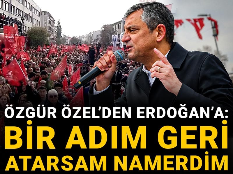 Özgür Özel'in 76'ncı adresi Edirne! "Yoksulluğu yok edeceğiz"