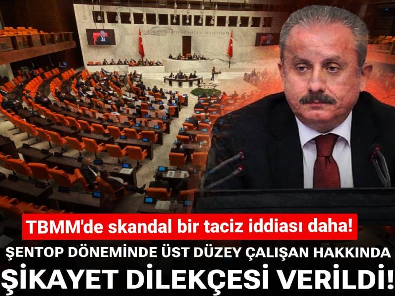 TBMM'de skandal bir taciz iddiası daha: Şentop döneminde üst düzey çalışan hakkında şikayet dilekçesi verildi