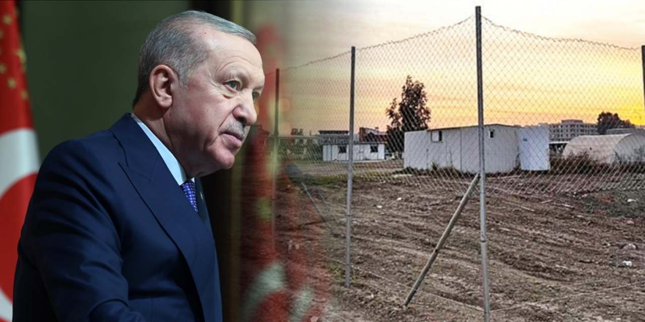 Erdoğan görmesin diye konteyner kentler perdeyle kapatılacak iddiası!