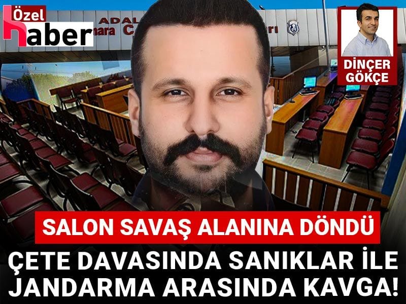 Silivri’de görülen çete davasında duruşma salonu karıştı: Jandarma biber gazı sıktı!