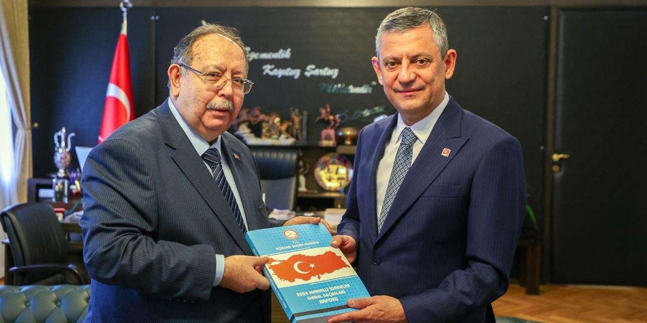 Özgür Özel ve YSK Başkanı Yener TBMM'de bir araya geldi