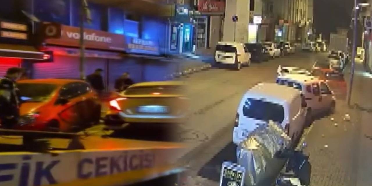 Park halindeki 3 araca çarptı! Aracını bırakıp kaçtı