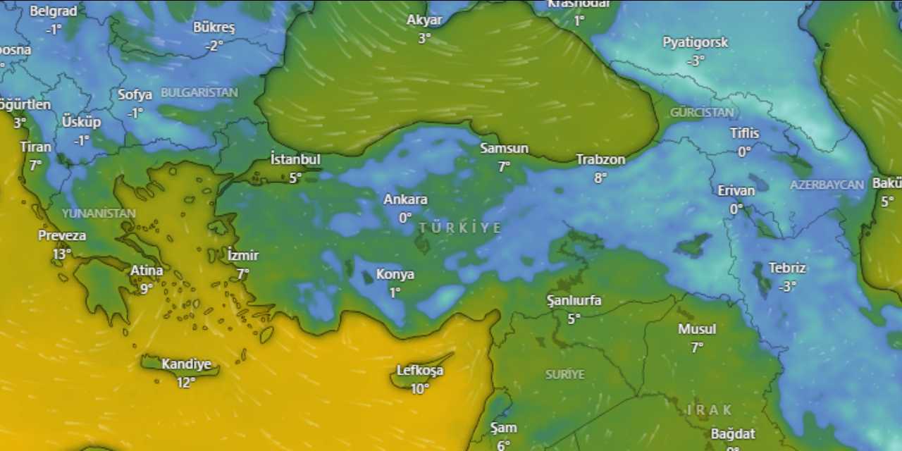 Kar İstanbul'un kapısında göründü: Meteoroloji 'kuvvetli' notuyla il il uyardı