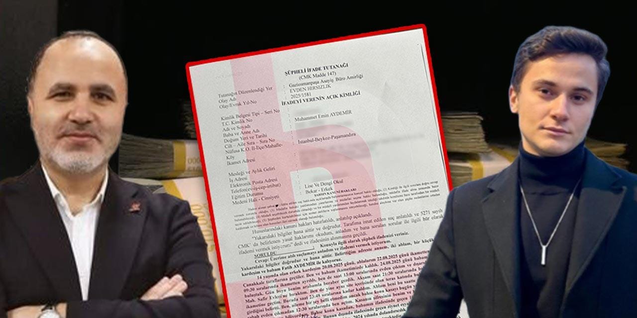 AKP’li başkanın oğlu, kasadaki dolarları çalıp yerine sahtesini koymuş!