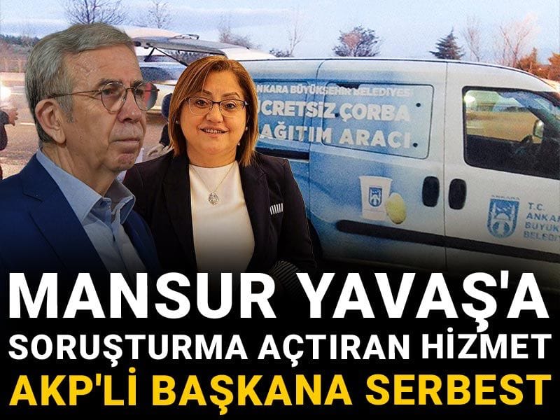 Mansur Yavaş'a soruşturma açtıran hizmet AKP'li başkana serbest