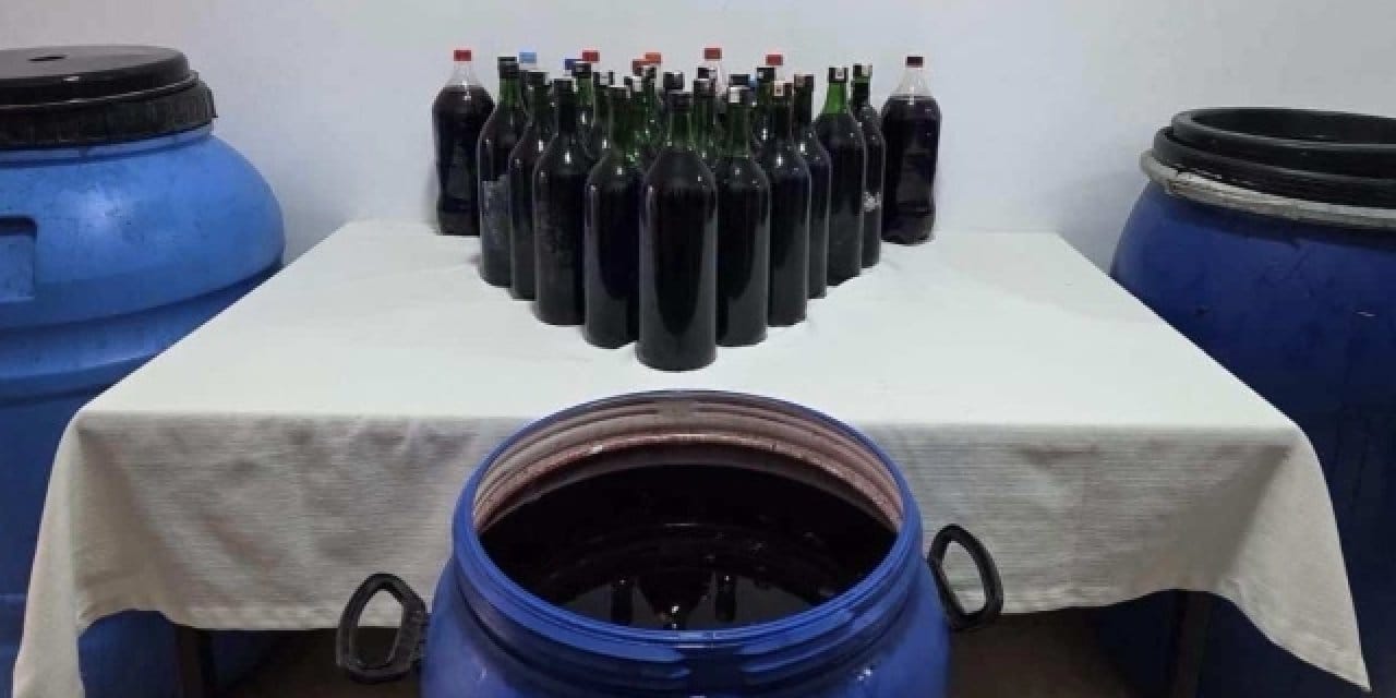 Muğla’da sahte içki operasyonu: Tonlarca ele geçirildi