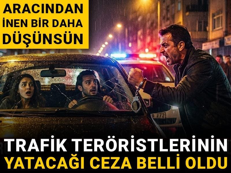 Trafik teröristlerinin yatacağı ceza belli oldu: Aracından inen bir daha düşünsün